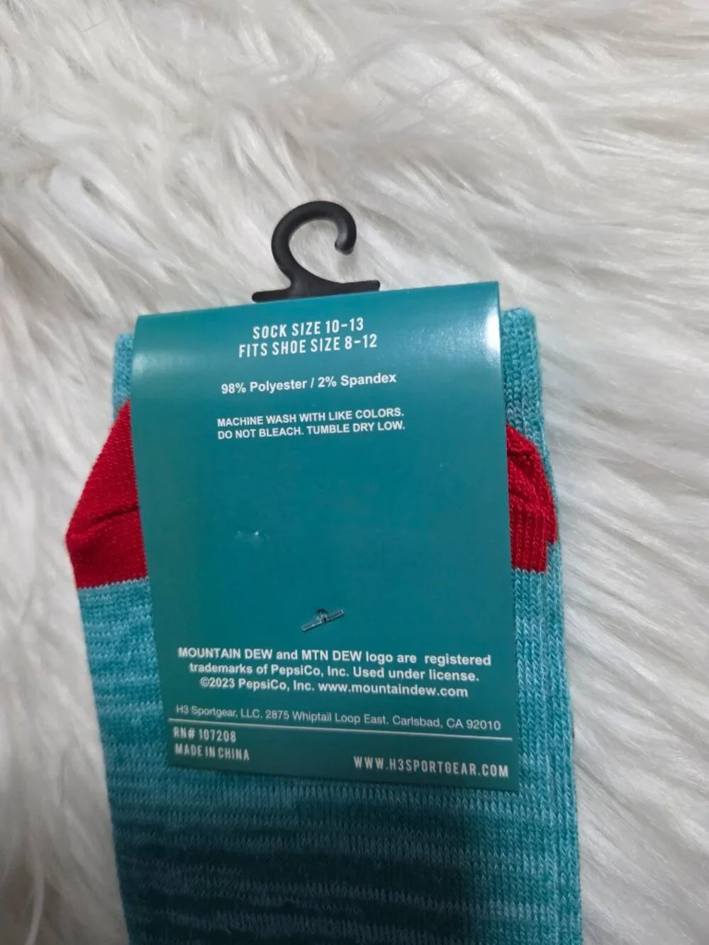 Mountain Dew Baja Blast Crew Socks